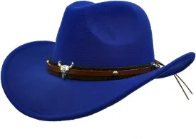 Men & Women's Fur Felt Cowboy Hat Wide Brim Western Outback