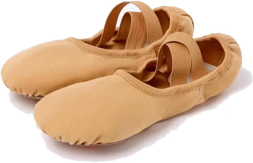 MSMAX Dance Flats Performa Stretch Ballet Slipper Toddler/Little Kid/Big Kid/Adult