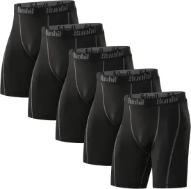 Runhit Compression Shorts Men Underwear Spandex Running Shorts Workout Athletic
