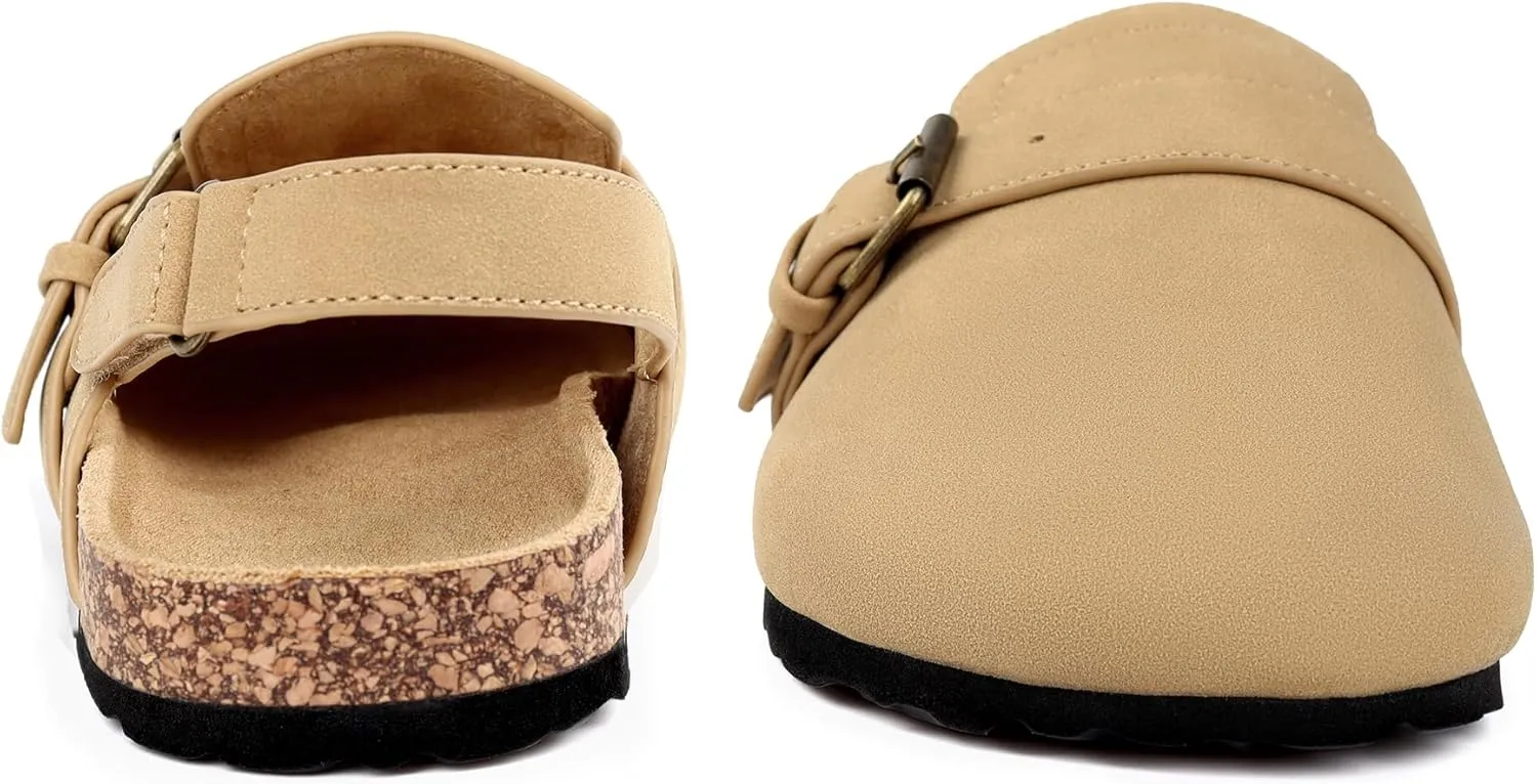 Toddler Clogs Girls Clogs for Kids Non-Slip Lightweight Sandals with Adjustable Straps & Buckle for Boys Indoor,Outdoor