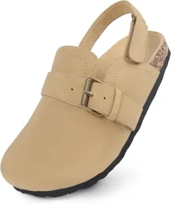 Toddler Clogs Girls Clogs for Kids Non-Slip Lightweight Sandals with Adjustable Straps & Buckle for Boys Indoor,Outdoor