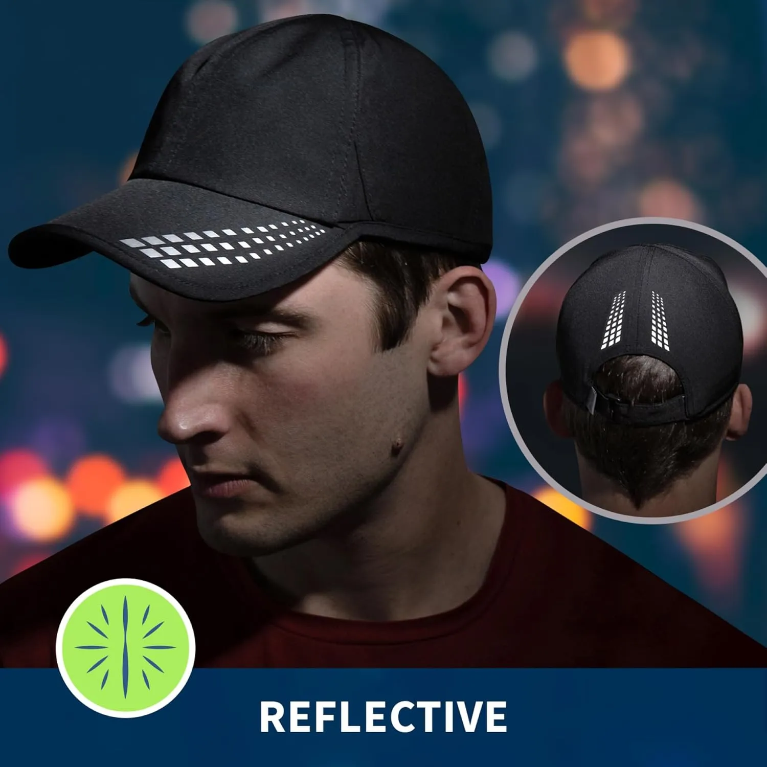 TrailHeads Men??s Running Hat with UV Protection | Quick Dry Sports Hats for Men | UPF 50 Hats | Summer Hats for Men