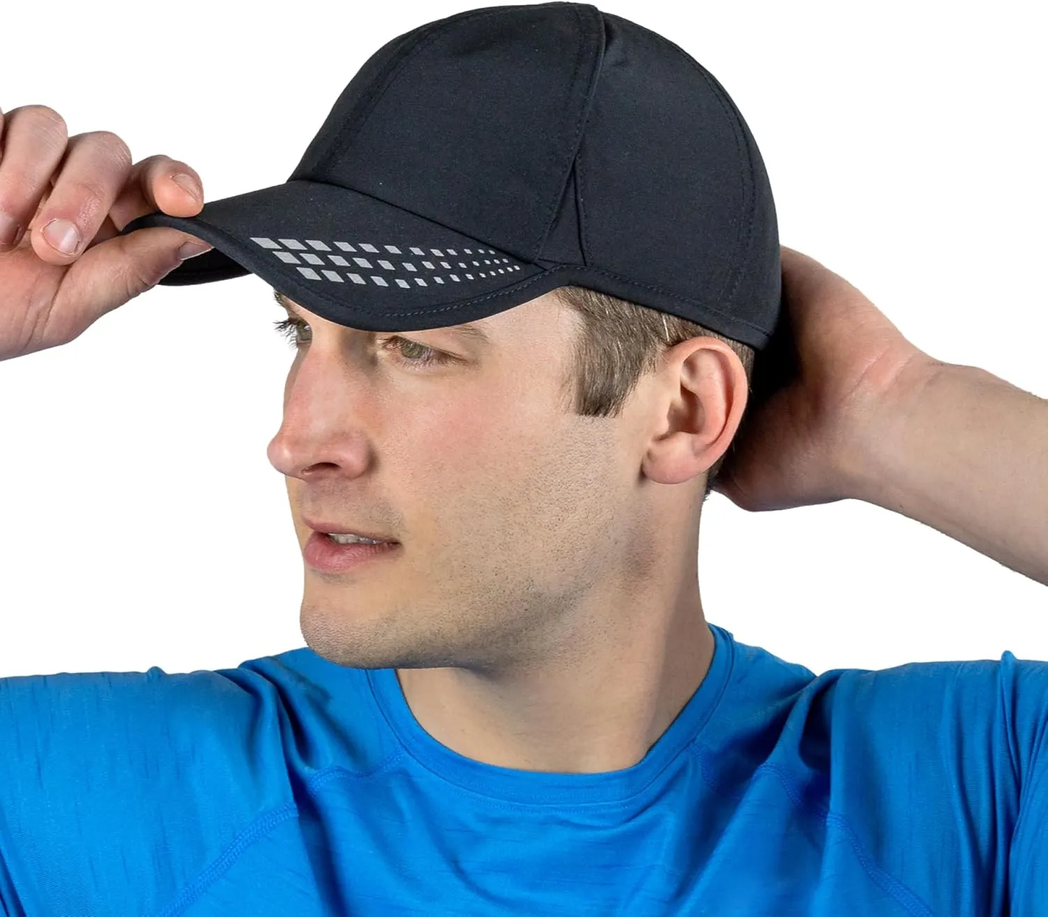 TrailHeads Men??s Running Hat with UV Protection | Quick Dry Sports Hats for Men | UPF 50 Hats | Summer Hats for Men