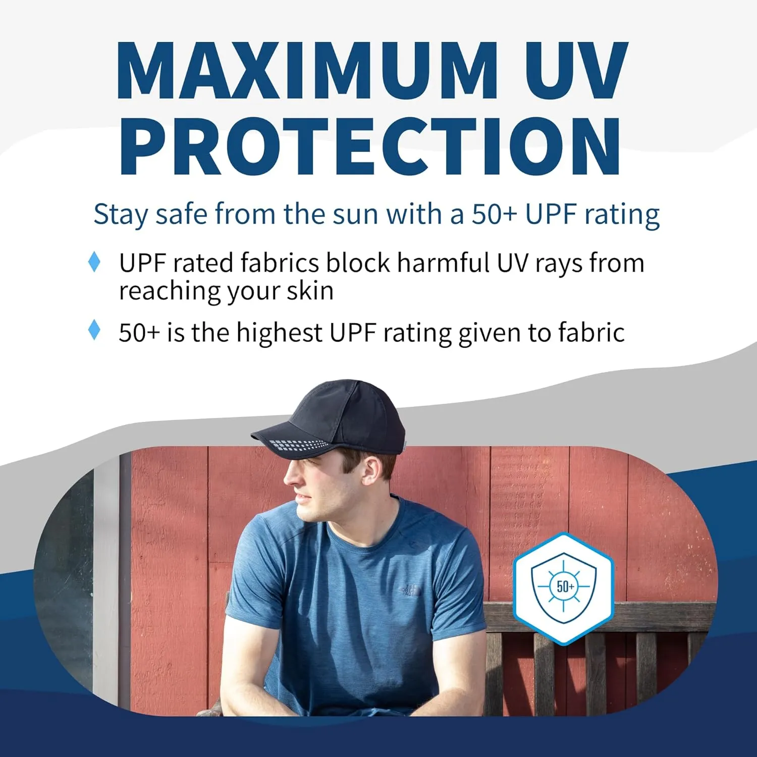 TrailHeads Men??s Running Hat with UV Protection | Quick Dry Sports Hats for Men | UPF 50 Hats | Summer Hats for Men